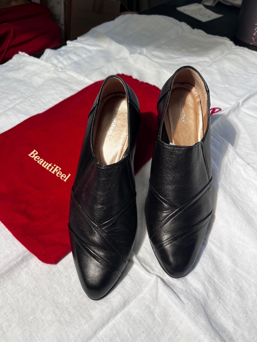 BeautiFeel Black Comfort Low Booties
